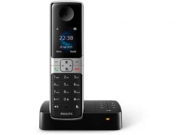 Philips Funktelefon - D6351B/38 - Schnurloses Telefon mit AB - schwarz